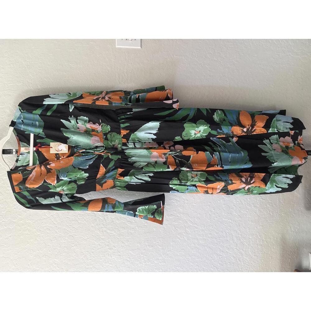 Raga Women's Midi Dress with Floral Print, Size M